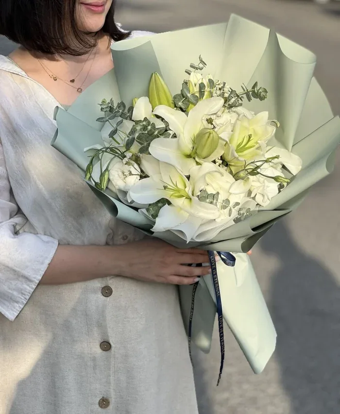 دسته گل اورینتال و اکالیپتوس کد 2014 - Image 1