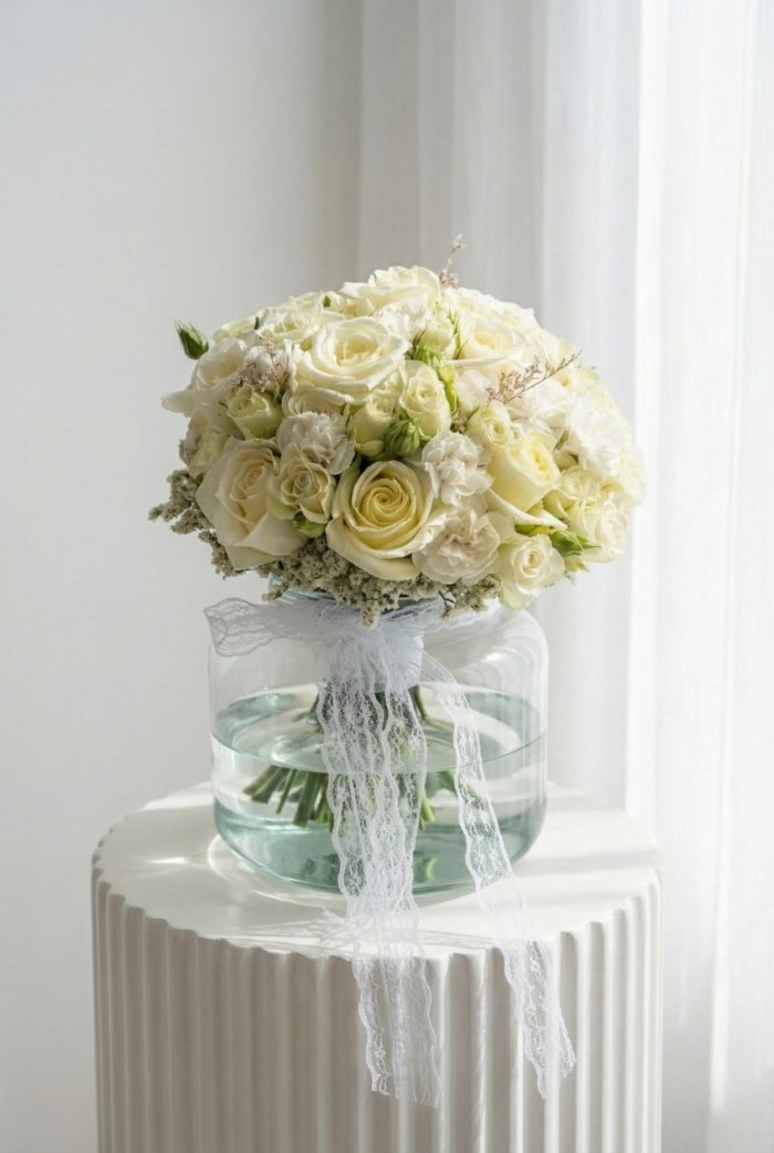 دسته گل عروس آنیدا کد 3024 - Image 1
