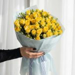 دسته گل رز مینیاتوری آنیدا کد 3019