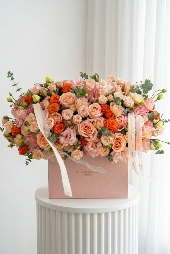 باکس گل نارنج کد 3057 - Image 1