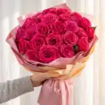 دسته گل رز 20 شاخه کد 10051